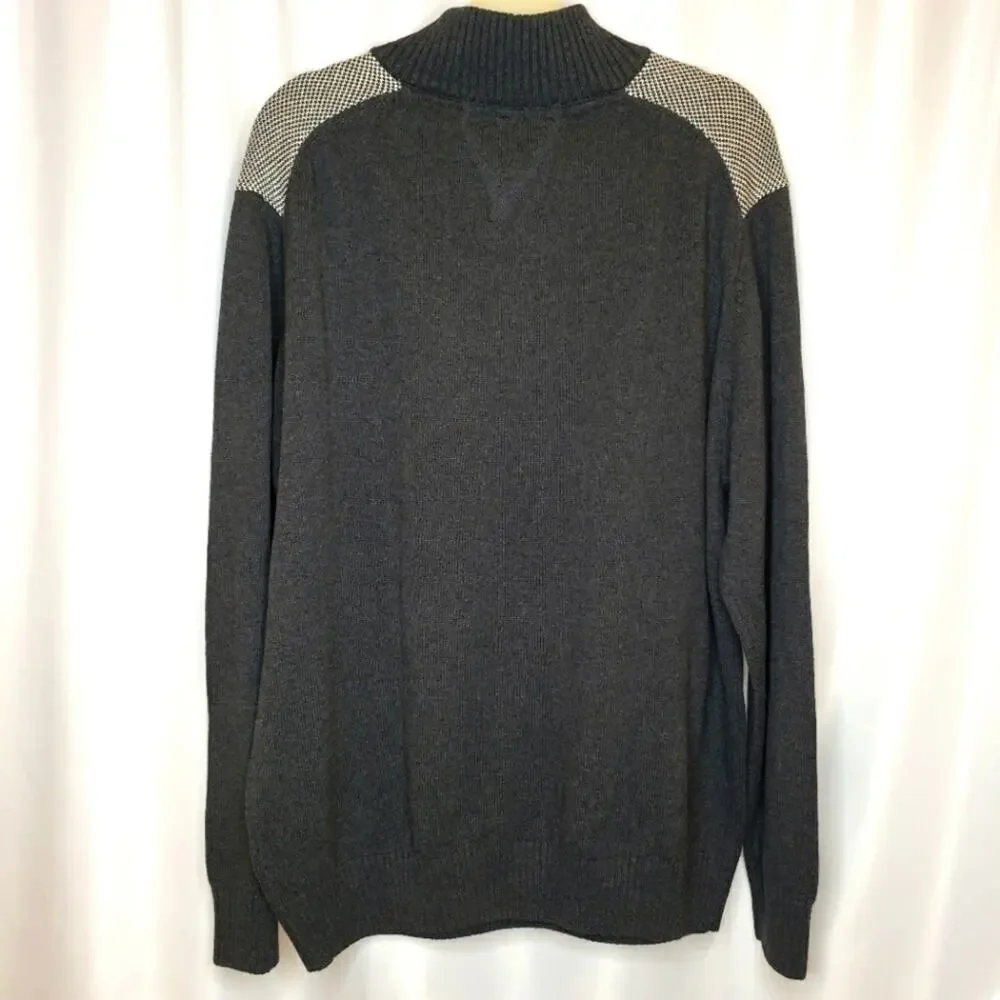 Weatherproof Mens 1/4 Zip 100% Cotton Vintage 1948 Sweater XL NEW